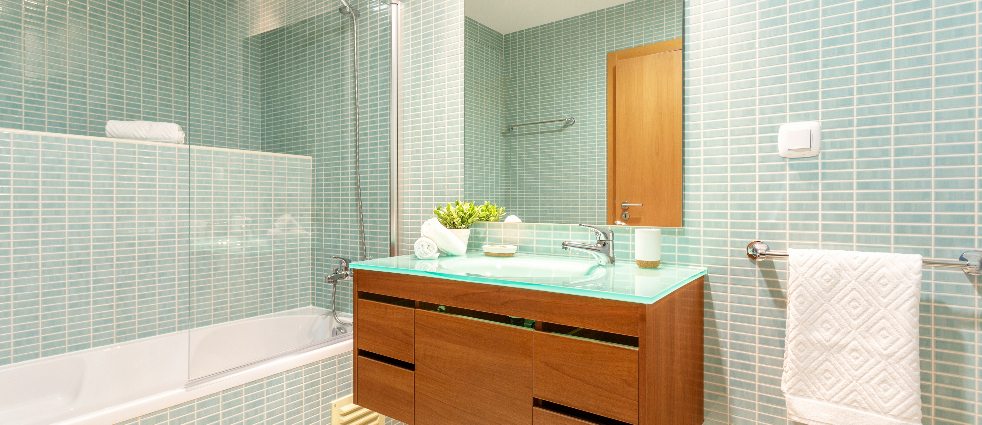 Recycled Glass Tiles and Backsplashes