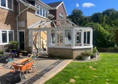 A single storey extension on a house in Tunbridge Wells