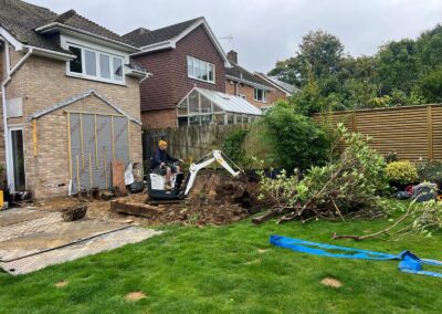 A single storey extension on a house in Tunbridge Wells