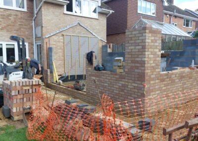 A single storey extension on a house in Tunbridge Wells