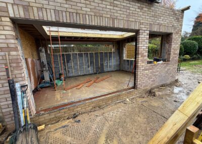 A single storey extension on a house in Tunbridge Wells